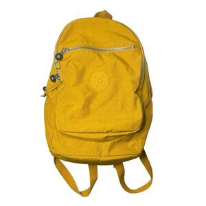 Kipling Challenger Mustard Yellow Mini Small Backpack